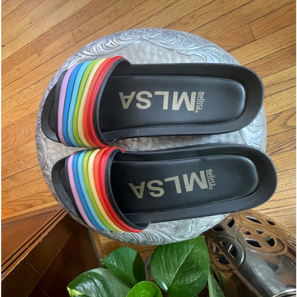 MLSA Melissa rainbow 🌈 slides super heavy duty. Made in Brazil - Picture 3 of 6